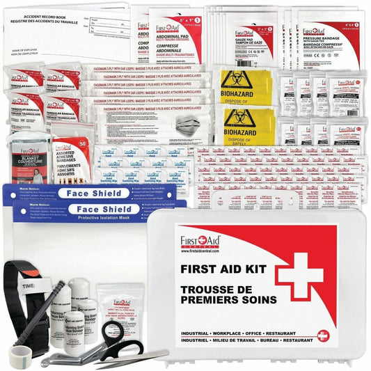 First Aid Central British Columbia Basic First Aid Kit - Plastic Case