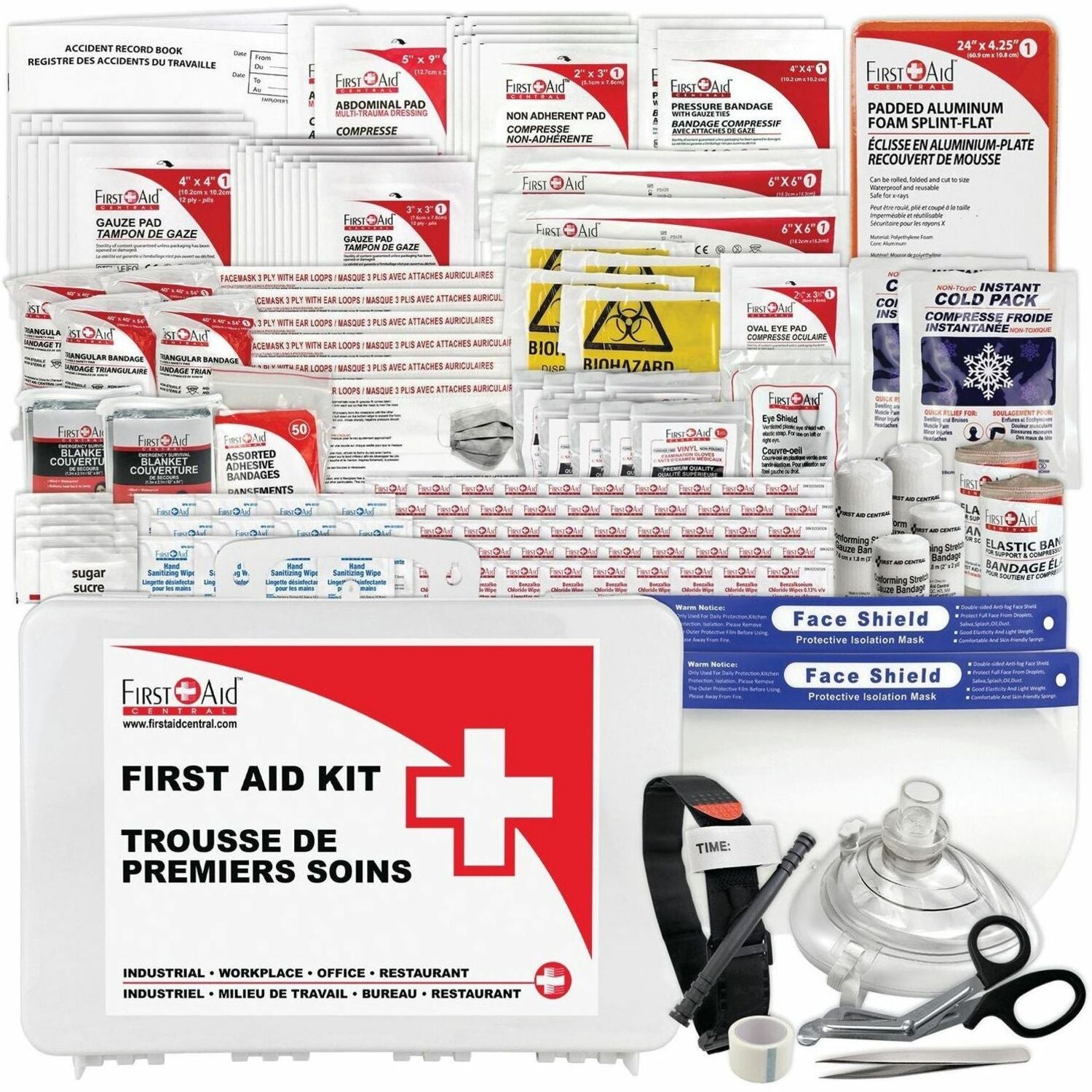 First Aid Central British Columbia Intermediate First Aid Kit - Plastic Case