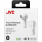JVC HA-A4T-W True Wireless Earbuds - Coconut White - HA-A4T-W
