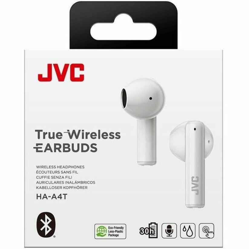 JVC HA-A4T-W True Wireless Earbuds - Coconut White - HA-A4T-W