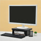 DAC&reg; Stax MP-107x2 Ergonomic Height-Adjustable Monitor Riser/Laptop Stand, Black, 2 Pack - 02160