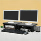 DAC&reg; Stax MP-107x2 Ergonomic Height-Adjustable Monitor Riser/Laptop Stand, Black, 2 Pack - 02160