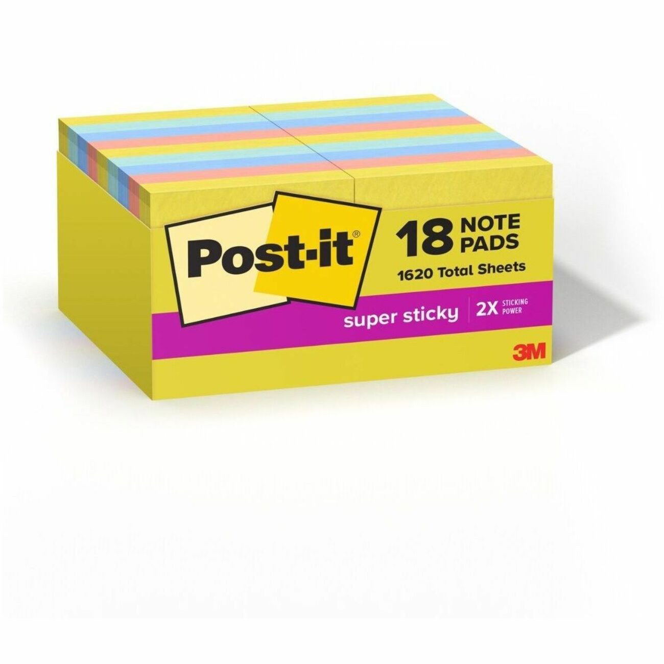 Post-it Super Sticky Notes18PK