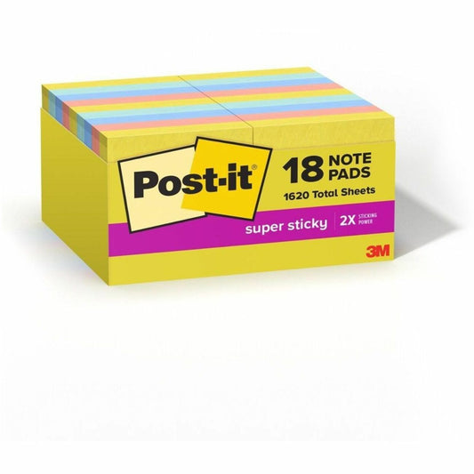 Post-it Super Sticky Notes18PK