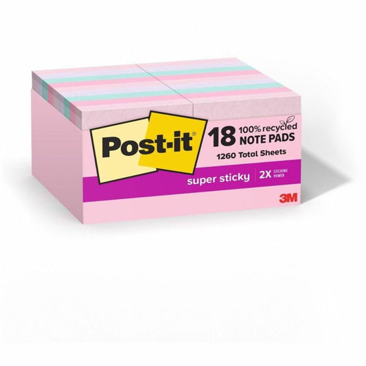 Post-it 1 7/8"x1 7/8"Notes18PK