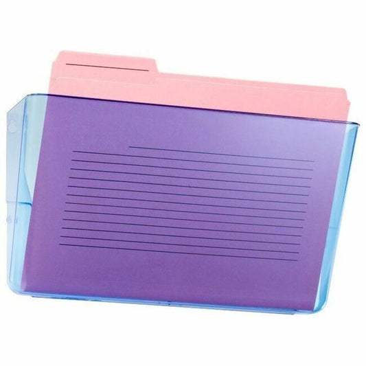 Officemate Blue Glacier Wall Pocket