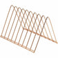 Officemate Triangular Wire File Sorter, Rose Gold