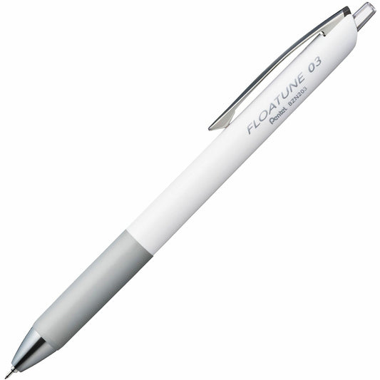 Pentel Floatune, Retractable Advanced Rollerball Pen, 0.3mm Tip, Black Ink