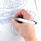 Pentel Floatune, Retractable Advanced Rollerball Pen, 0.5mm Tip, Blue Ink - BZN205-C