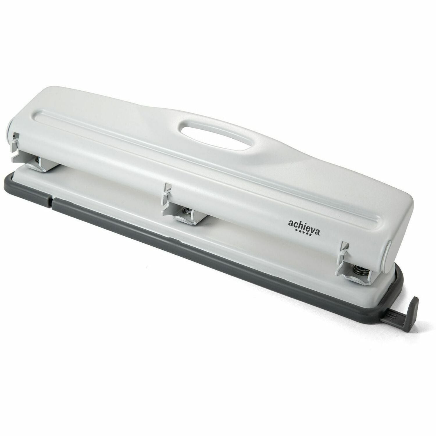 Officemate Economy 3-Hole Punch, 12-Sheet Capacity - White