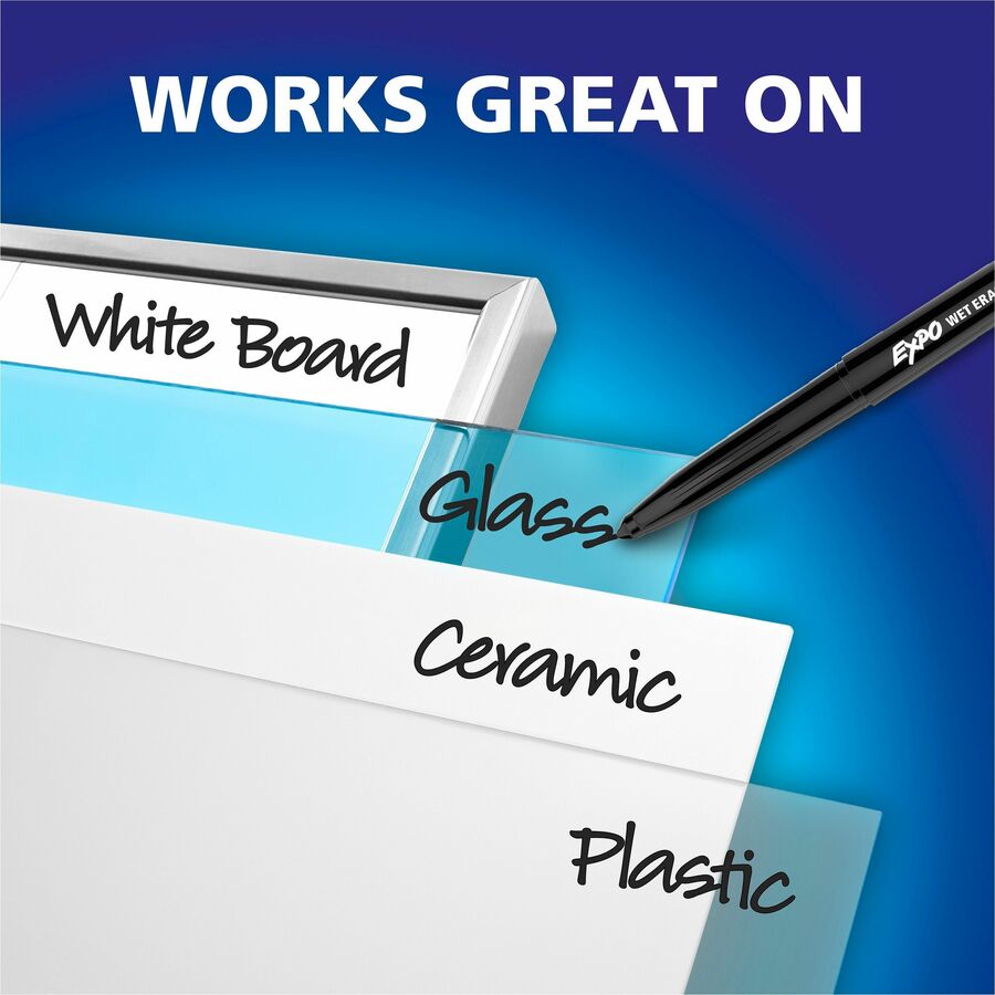 Expo Wet Erase Markers, Fine Tip - 2211319