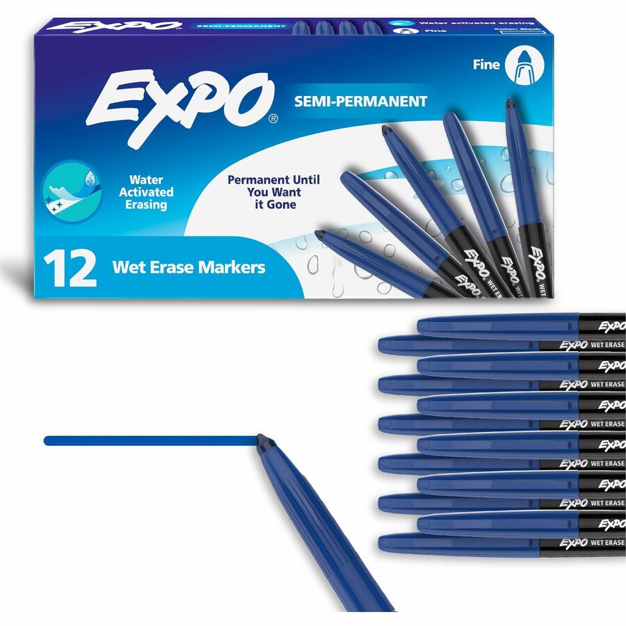 Expo Wet Erase Markers, Fine Tip - 2211319