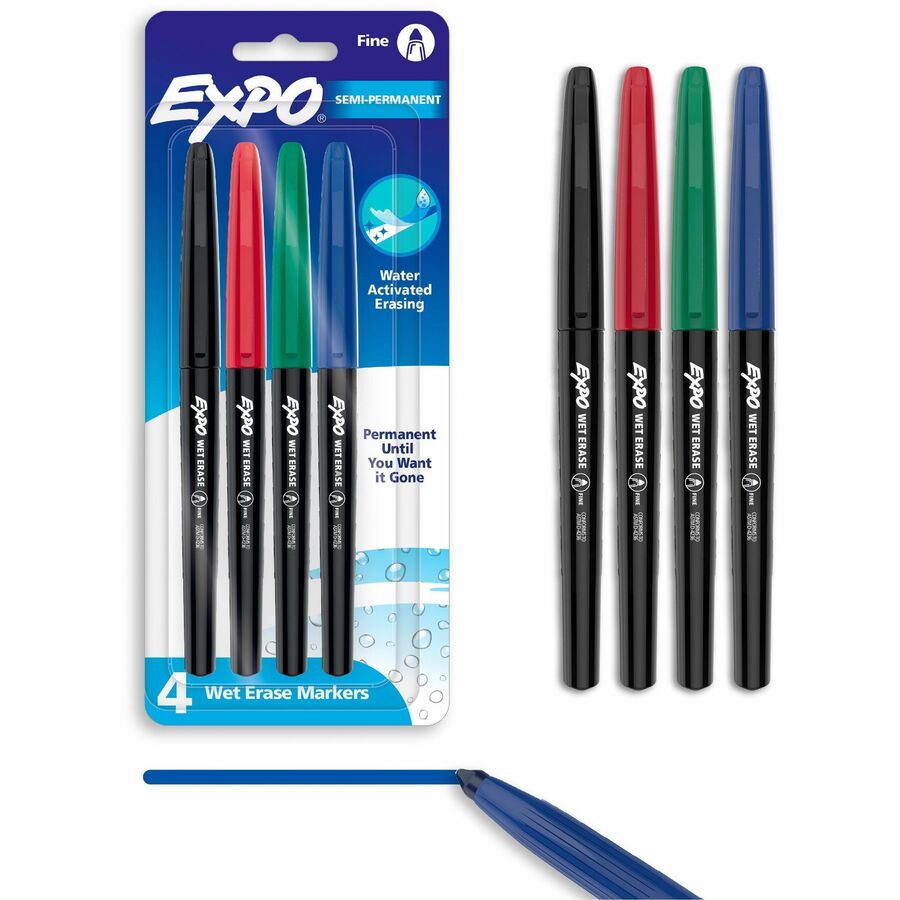 Expo Wet Erase Markers, Fine Tip - 2211318