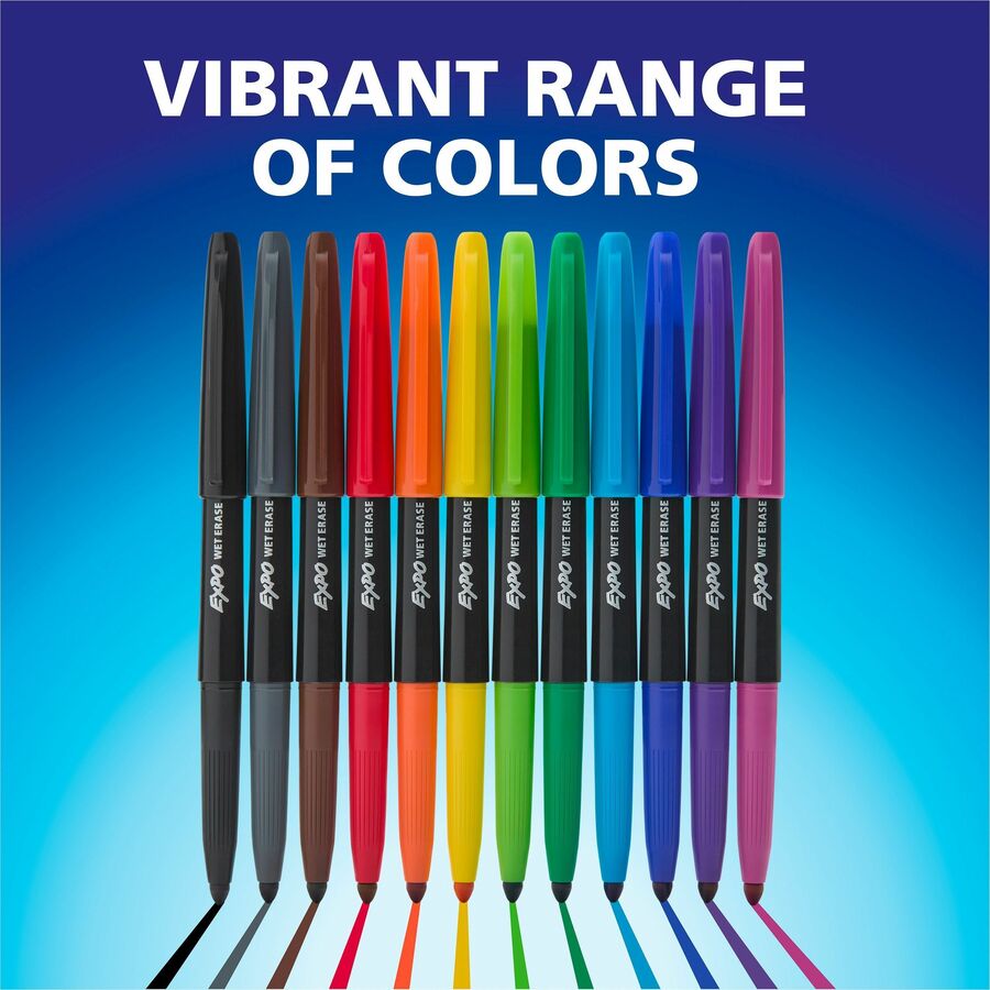 Expo Wet Erase Markers, Fine Tip - 2211318