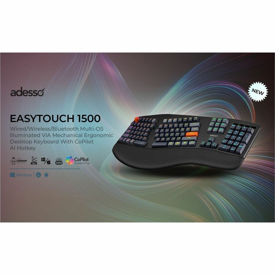 Adesso Easy Touch 1500 Keyboard - EASYTOUCH 1500