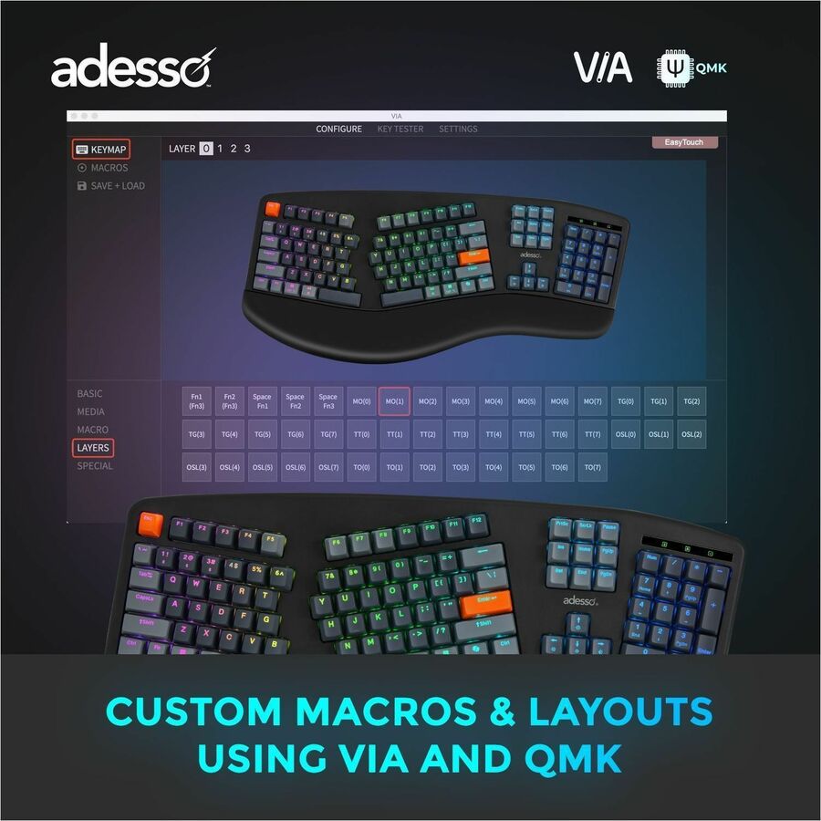 Adesso Easy Touch 1500 Keyboard - EASYTOUCH 1500