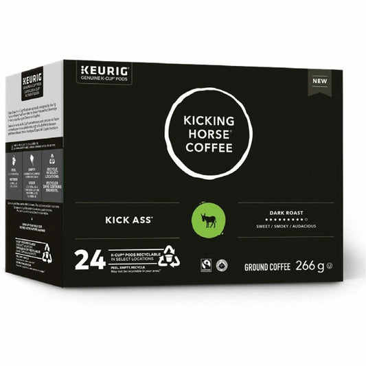 Kicking Horse K-Cup, Pod Coffee Kick Ass Dark Roast