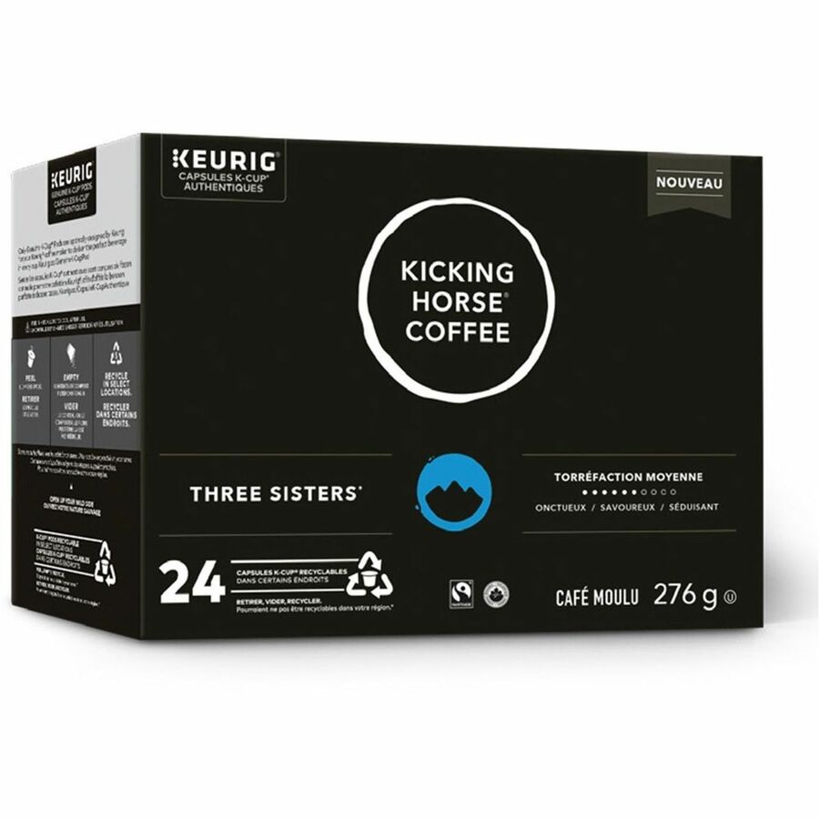 Kicking Horse K-Cup, Pod Coffee Three Sisters Medium Roast - 5000384164