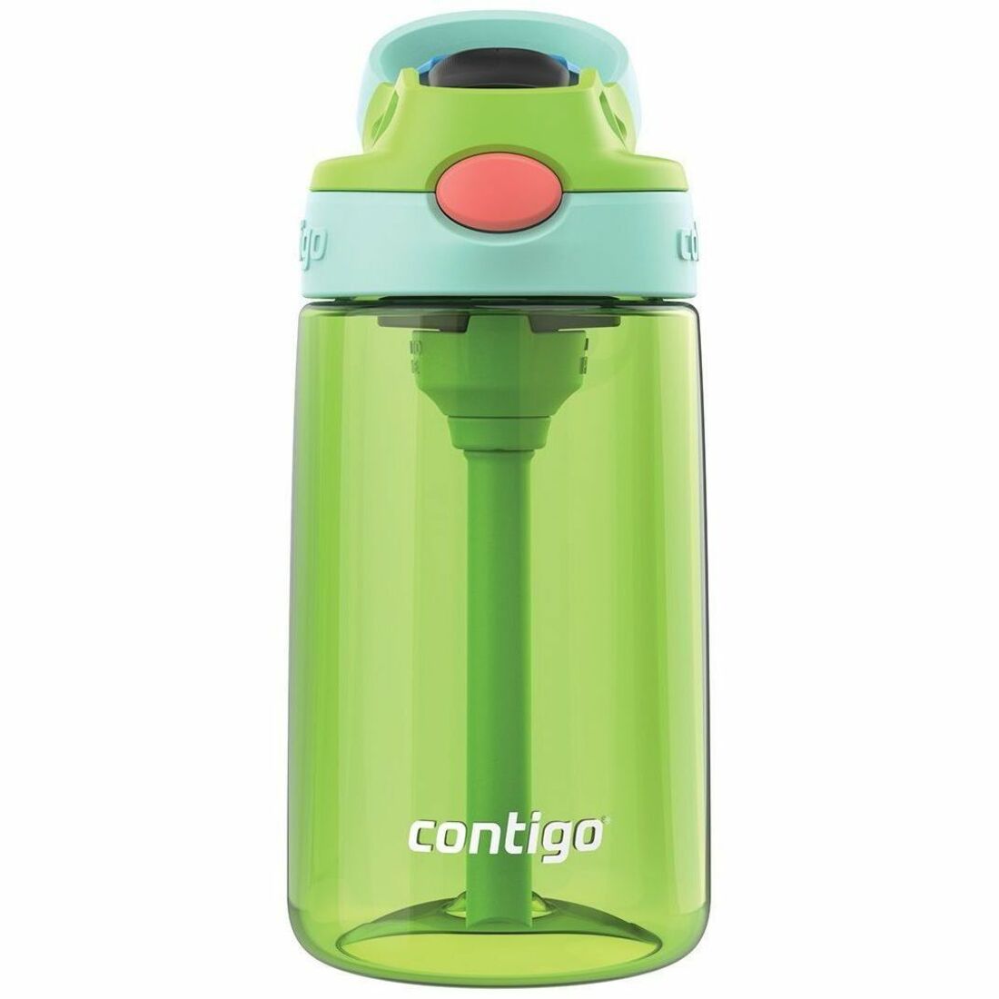 Contigo Lime Water Bottle With Straw 14oz
