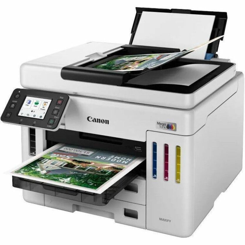 Canon MAXIFY GX7120 Wired & Wireless MegaTank Inkjet Multifunction Printer - Color - 6880C003