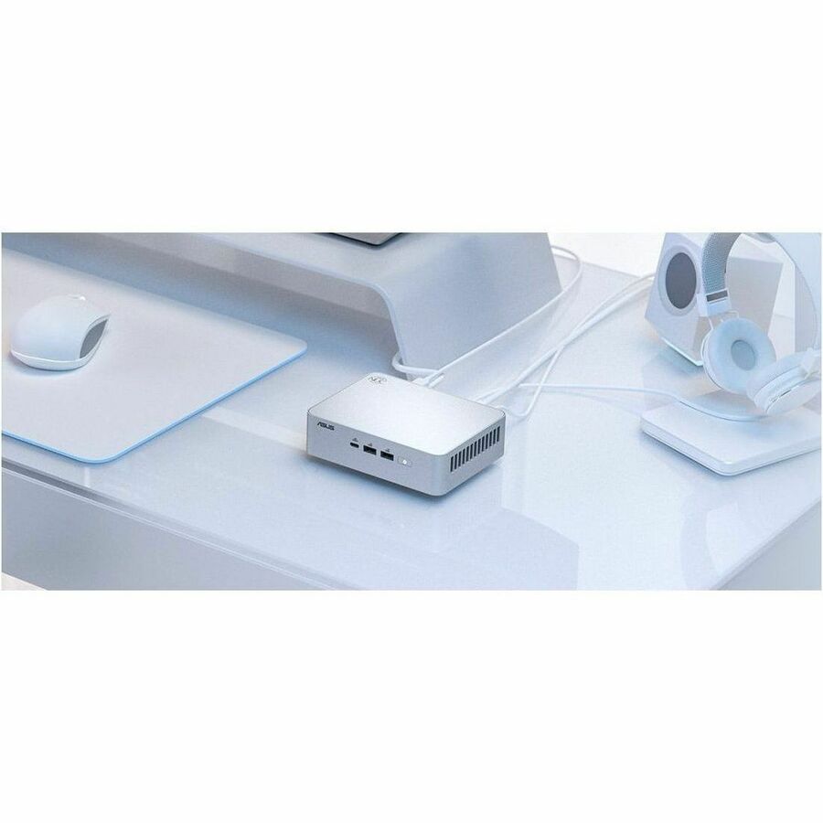 Asus NUC 15 Pro Plus RNUC15CRSU5063AU Desktop Computer - Intel Core Ultra 5 225H - 16 GB - 512 GB SSD - Mini PC - Silver - RNUC15CRSU5063AU
