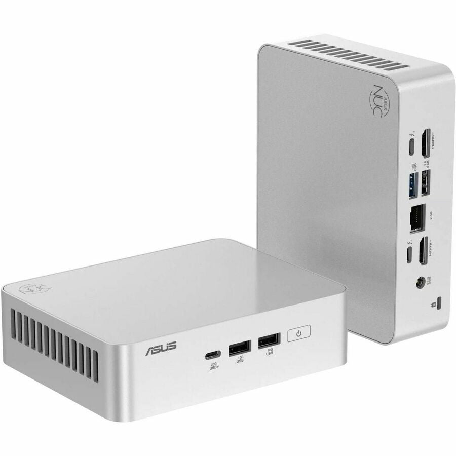 Asus NUC 15 Pro Plus RNUC15CRSU5063AU Desktop Computer - Intel Core Ultra 5 225H - 16 GB - 512 GB SSD - Mini PC - Silver - RNUC15CRSU5063AU