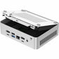 Asus NUC 15 Pro Plus RNUC15CRSU5063AU Desktop Computer - Intel Core Ultra 5 225H - 16 GB - 512 GB SSD - Mini PC - Silver - RNUC15CRSU5063AU