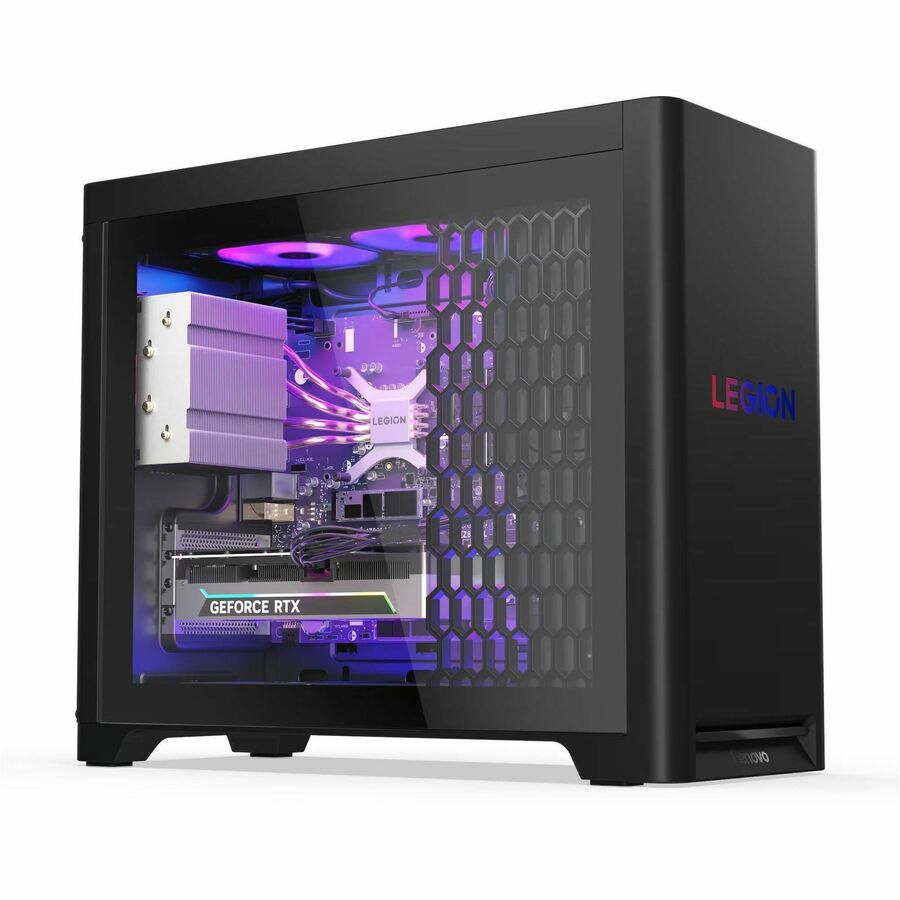 Lenovo Legion T5 30IAS10 90YA0015FZ Gaming Desktop Computer - Intel Core Ultra 7 2nd Gen 265F - 32 GB - 1 TB SSD - Tower - Eclipse Black - 90YA0015FZ