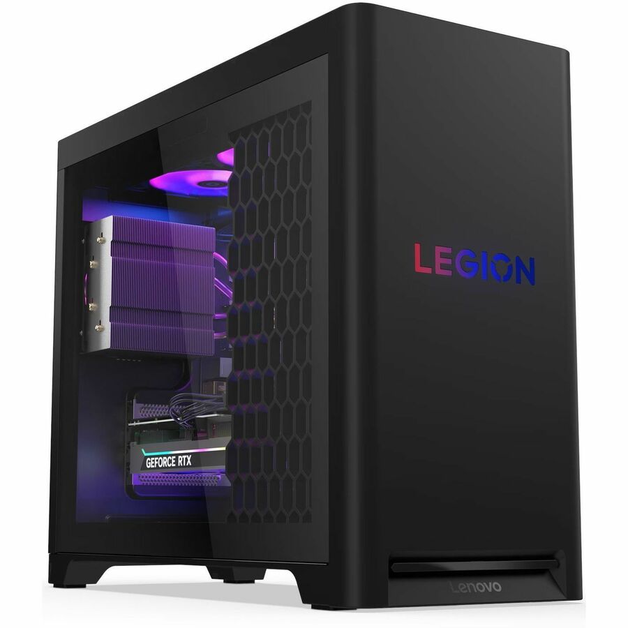 Lenovo Legion T5 30IAS10 90YA0015FZ Gaming Desktop Computer - Intel Core Ultra 7 2nd Gen 265F - 32 GB - 1 TB SSD - Tower - Eclipse Black - 90YA0015FZ