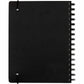 Cambridge Tabbed Notebook, Small, black, 8x6 - 590535