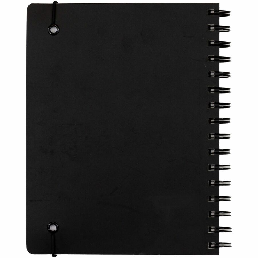 Cambridge Tabbed Notebook, Small, black, 8x6 - 590535