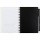 Cambridge Tabbed Notebook, Small, black, 8x6 - 590535