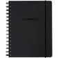 Cambridge Tabbed Notebook, Small, black, 8x6 - 590535