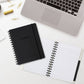 Cambridge Tabbed Notebook, Small, black, 8x6 - 590535