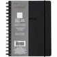 Cambridge Tabbed Notebook, Small, black, 8x6