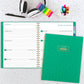 At-A-Glance Badge Weekly/Monthly Planner, 11" x 9" , Bilingual, Green - 1753G-905F-26