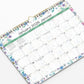 Blueline Wildflowers Monthly Wall Calendar. 15" x 12" , Bilingual - C171113B