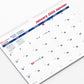 Blueline Classic Monthly Wall Calendar, 15" x 12" , Bilingual - C171107B