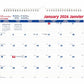 Blueline Classic Monthly Wall Calendar, 15" x 12" , Bilingual