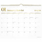 Cambridge Workstyle Wall Calendar, 15" x 12" , Bilingual