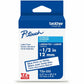 Brother Genuine P-touch TZe233 BL on WHT Label Tape, Laminated, 12mmX8m