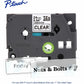 Brother Genuine P-touch TZe151 BK on CLR Label Tape, Laminated, 24mmX8m - TZE151G