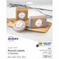 Avery&reg; Glossy White Round Labels2" Diameter