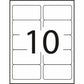 Avery&reg; Earth Friendly Rectangle Labels for Laser and Inkjet printers, 2 x 4" - 48163-NVXC