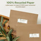 Avery&reg; Earth Friendly Rectangle Labels for Laser and Inkjet printers, 1 x 2 5/8" - 48160-NVXC