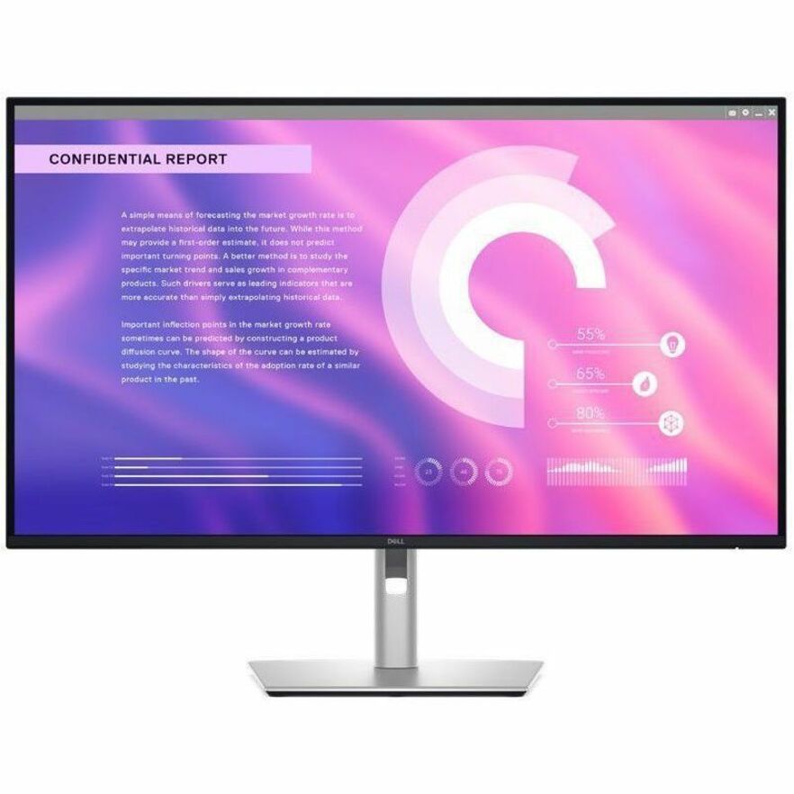 Dell Pro Plus P3225DE 32" Class WQHD LED Monitor - 16:9 - Black, Gray - DELL-P3225DE