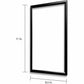 Deflecto Wall Mount Snap Frame - 690001B