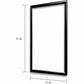 Deflecto Wall Mount Snap Frame - 690002B