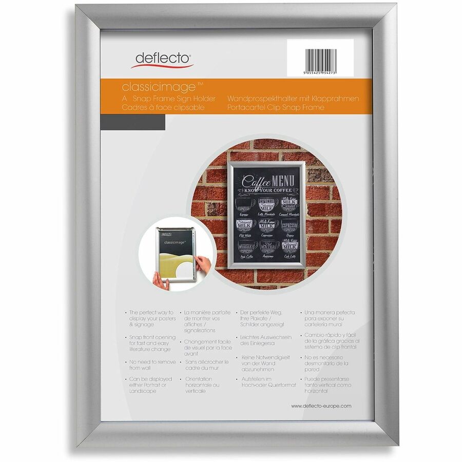 Deflecto Wall Mount Snap Frame - 690002S