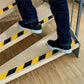 Durable self-adhesive standard hazard anti-slip tape for improving safety on floors, stairs and covered outdoor areas - 1085130